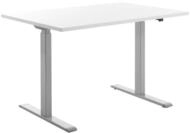 Topstar H&ouml;henverstellbarer Schreibtisch &bdquo;E-Table&ldquo;, Tischplatte: wei&szlig;, Gr&ouml;&szlig;e: