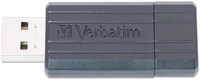 Verbatim USB-Stick PinStripe, schwarz, Speicher-Kapazit&auml;t: 8 GB
