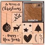 folia Motivstempel-Set &bdquo;Christmas&ldquo;