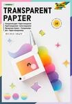 folia Transparentpapier &bdquo;Regenbogen&ldquo;, 115 g/m&sup2;, 22,5 x 32 cm, 10 Blatt