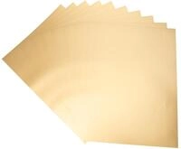 folia Fotokarton, 300 g/m&sup2;, 50 x 70 cm, gl&auml;nzend, 10 Bogen einer Farbe, Farbe: gold