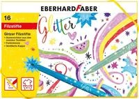 Eberhard Faber Filzstifte Glitzer, 16er-Set
