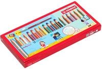 STABILO&reg; Buntstifte &bdquo;woody 3-in-1&ldquo;, 18er-Etui, Farbe: pastell