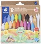 STAEDTLER Noris&reg; junior Wachsmalkreiden, 18 St&uuml;ck