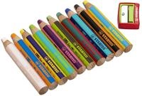 STABILO&reg; Buntstifte &bdquo;woody 3-in-1 duo&ldquo;, 10er-Set