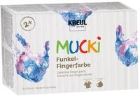 Kreul MUCKI Funkel-Fingerfarbe, 150 ml, 6er-Set