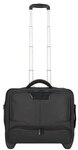 Dermata 2 Rollen Businesstrolley 44 cm Laptopfach schwarz 3456CVschwarz