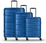 Redolz Essentials 10 3-SET 4 Rollen Kofferset 3-teilig blau RD12367-4-02