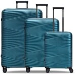 Pactastic Collection 02 THE THREE SET 4 Rollen Kofferset 3-teilig gr&uuml;n P12352-3-02