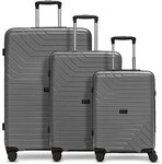 Redolz Essentials 05 3-SET 4 Rollen Kofferset 3-teilig grau RD12348-2-02