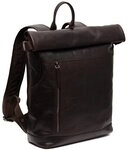 The Chesterfield Brand Mazara Business-Rucksack Leder 39 cm Laptopfach braun