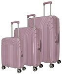 Travelite Elvaa 4-Rollen Kofferset 3tlg. rosa TAS010864