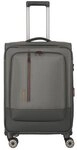 Travelite Crosslite 5.0 4 Rollen Trolley M 66 cm mit Dehnfalte oliv TAS014225
