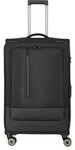 Travelite Crosslite 5.0 4 Rollen Trolley L 77 cm mit Dehnfalte schwarz TAS014226