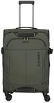 Travelite Briize 4 Rollen Trolley M 67 cm mit Dehnfalte oliv TAS035582