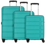 American Tourister Summer Splash 4 Rollen Kofferset 3-teilig gr&uuml;n TAS035788