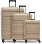 Redolz Essentials 11 3-SET 4 Rollen Kofferset 3-teilig beige RD12371-2-03