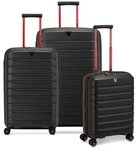 Roncato B-Flying Move 4 Rollen Kofferset 3-teilig mit Dehnfalte grau TAS028496