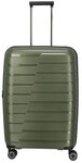 Travelite Air Base 4 Rollen Trolley 67 cm mit Dehnfalte oliv TAS049254