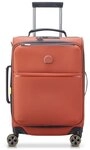 Delsey Paris Turenne Soft 4 Rollen Kabinentrolley 55 cm mit Dehnfalte orange