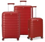 Roncato B-Flying Move 4 Rollen Kofferset 3-teilig mit Dehnfalte rot TAS016696