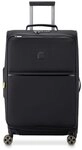 Delsey Paris Turenne Soft 4 Rollen Trolley 68 cm mit Dehnfalte schwarz TAS027027