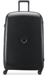 Delsey Paris Belmont Plus 4 Rollen Trolley XL 83 cm mit Dehnfalte schwarz...