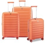 Roncato B-Flying Move 4 Rollen Kofferset 3-teilig mit Dehnfalte orange TAS016697