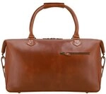 Buckle & Seam Linwood Reisetasche Leder 50 cm braun 1125LIN022BLU