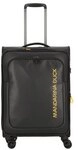 Mandarina Duck Eco Coated 4 Rollen Trolley M 67 cm schwarz TAS017742