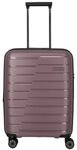 Travelite Air Base 4 Rollen Kabinentrolley 55 cm mit Dehnfalte lila TAS049244