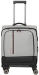 Travelite Crosslite 4 Rollen Kabinentrolley S 55 cm grau TAS049287