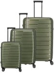 Travelite Air Base 4-Rollen Kofferset 3tlg. oliv TAS049242
