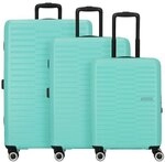 American Tourister Sunset Hills 4 Rollen Kofferset 3-teilig gr&uuml;n TAS041243