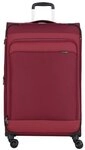 d & n d&n Travel Line 9504 4 Rollen Trolley L 76 cm mit Dehnfalte rot TAS030879