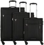 American Tourister Rampup 4 Rollen Kofferset 3-teilig schwarz TAS041251