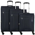 American Tourister Rampup 4 Rollen Kofferset 3-teilig blau TAS041252