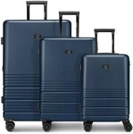 camel active Hanoi 4 Rollen Kofferset 3-teilig mit Dehnfalte blau TAS049222