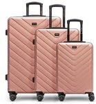 Redolz Essentials 07 3-SET 4 Rollen Kofferset 3-teilig orange TAS016444
