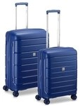 MODO by Roncato Starlight 3.0 4 Rollen Kofferset 2-teilig mit Dehnfalte blau