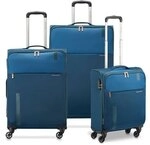 Roncato Speed 4 Rollen Kofferset 3-teilig mit Dehnfalte blau TAS052474