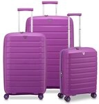 Roncato B-Flying Move 4 Rollen Kofferset 3-teilig mit Dehnfalte rosa TAS050070