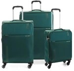 Roncato Speed 4 Rollen Kofferset 3-teilig mit Dehnfalte gr&uuml;n TAS052475