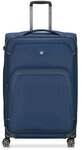 Roncato Gateway 4 Rollen Trolley L 78 cm mit Dehnfalte blau TAS050095