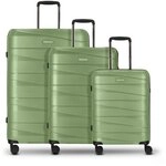 Redolz Essentials 10 3-SET 4 Rollen Kofferset 3-teilig gr&uuml;n TAS053640