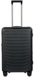 Porsche Design Roadster 4 Rollen Trolley M 69 cm mit Dehnfalte schwarz TAS050923