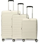 d & n d&n Travel Line 4700 4 Rollen Kofferset 3-teilig mit Dehnfalte weiss...