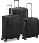 Roncato City 3.0 4 Rollen Kofferset 3-teilig mit Dehnfalte schwarz TAS016615