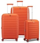 Roncato B-Flying Move 4 Rollen Kofferset 3-teilig mit Dehnfalte orange TAS050069