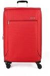 Samsonite Base Breeze 4 Rollen Trolley 78 cm mit Dehnfalte rot TAS060793